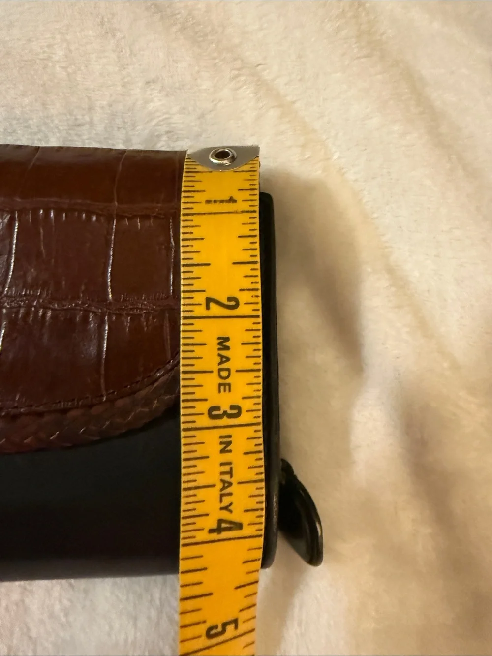 Brighton Women's Two-Tone Brown and Black Leather Wallet w/ Silver Heart.